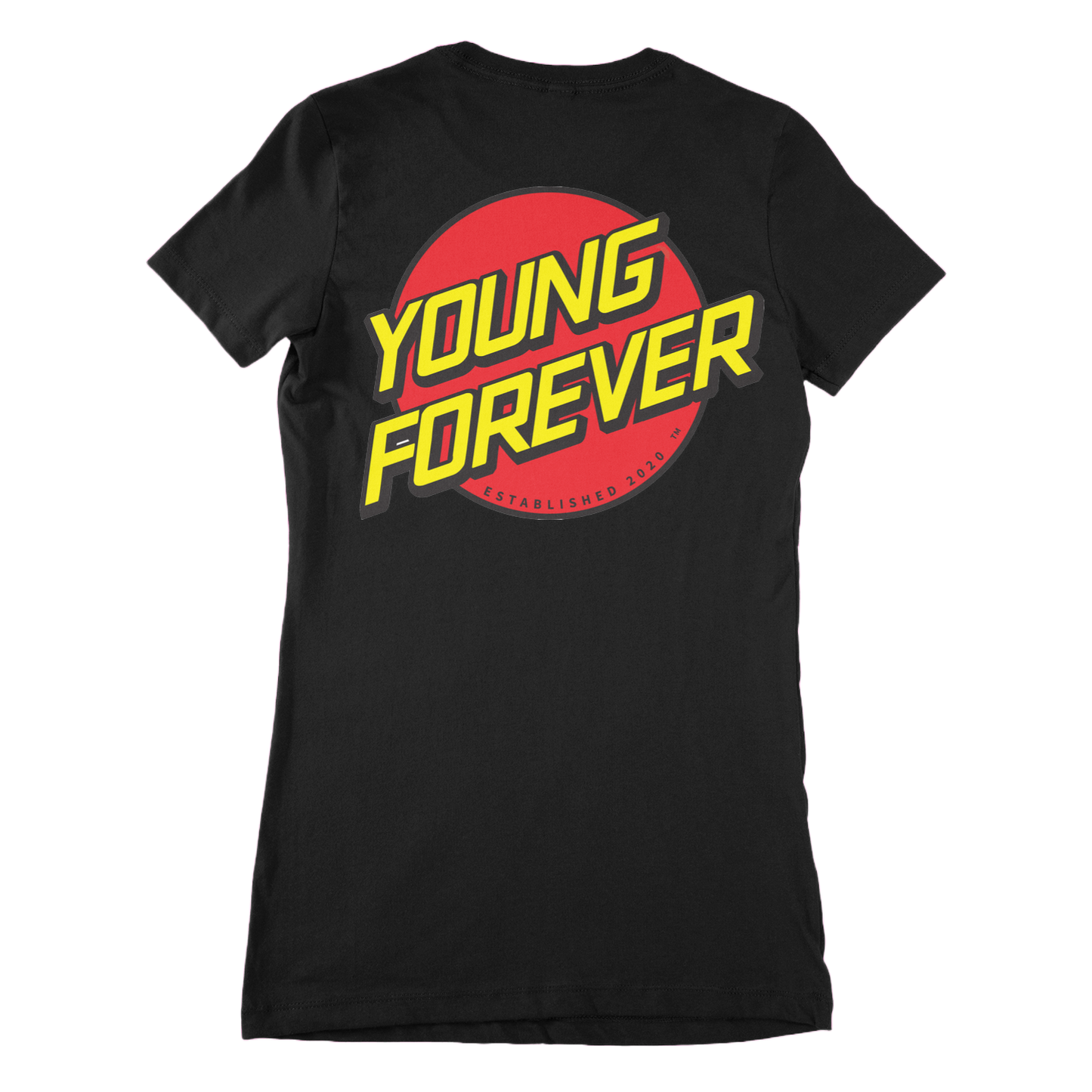 Women's YF Black Logo Tees