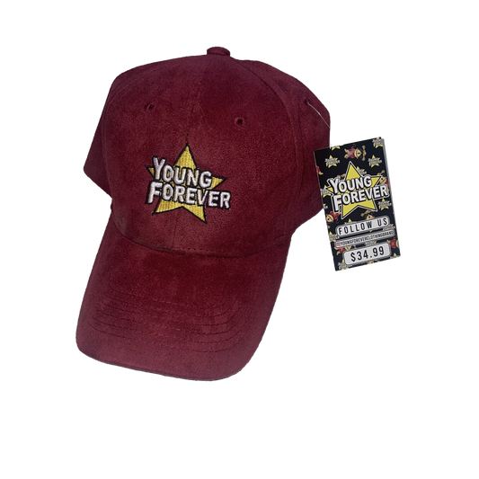 Young Forever Maroon Dad Cap
