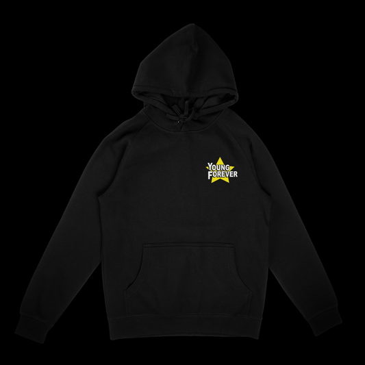 Young Forever Black Hoodie