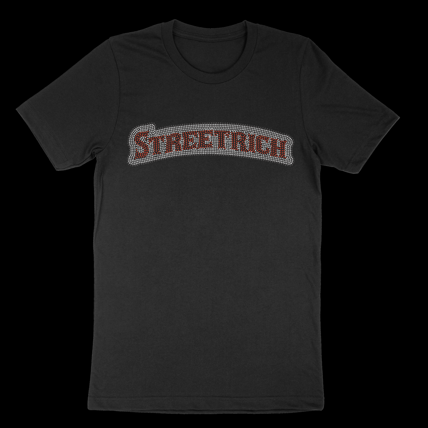 Streetrich Men's Black Rhinestone Tees
