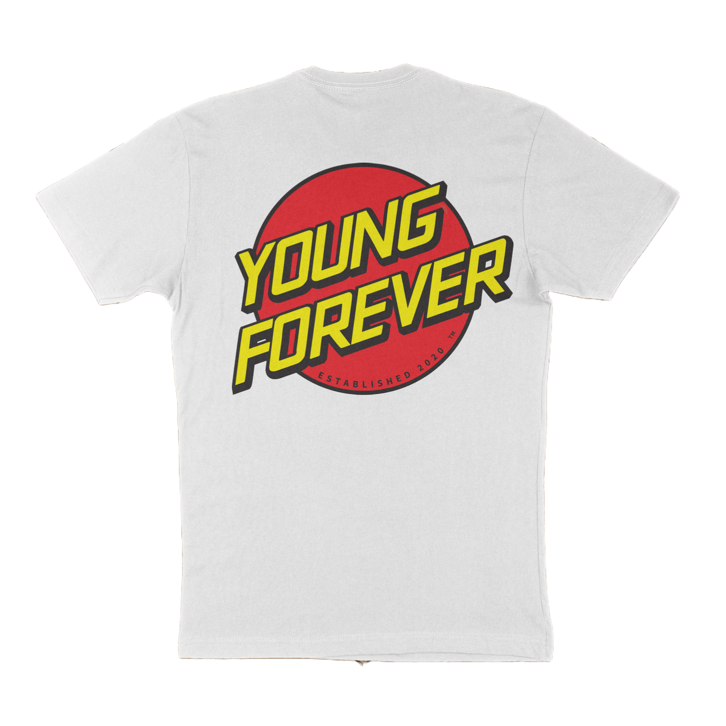 Young Forever Logo White Tees